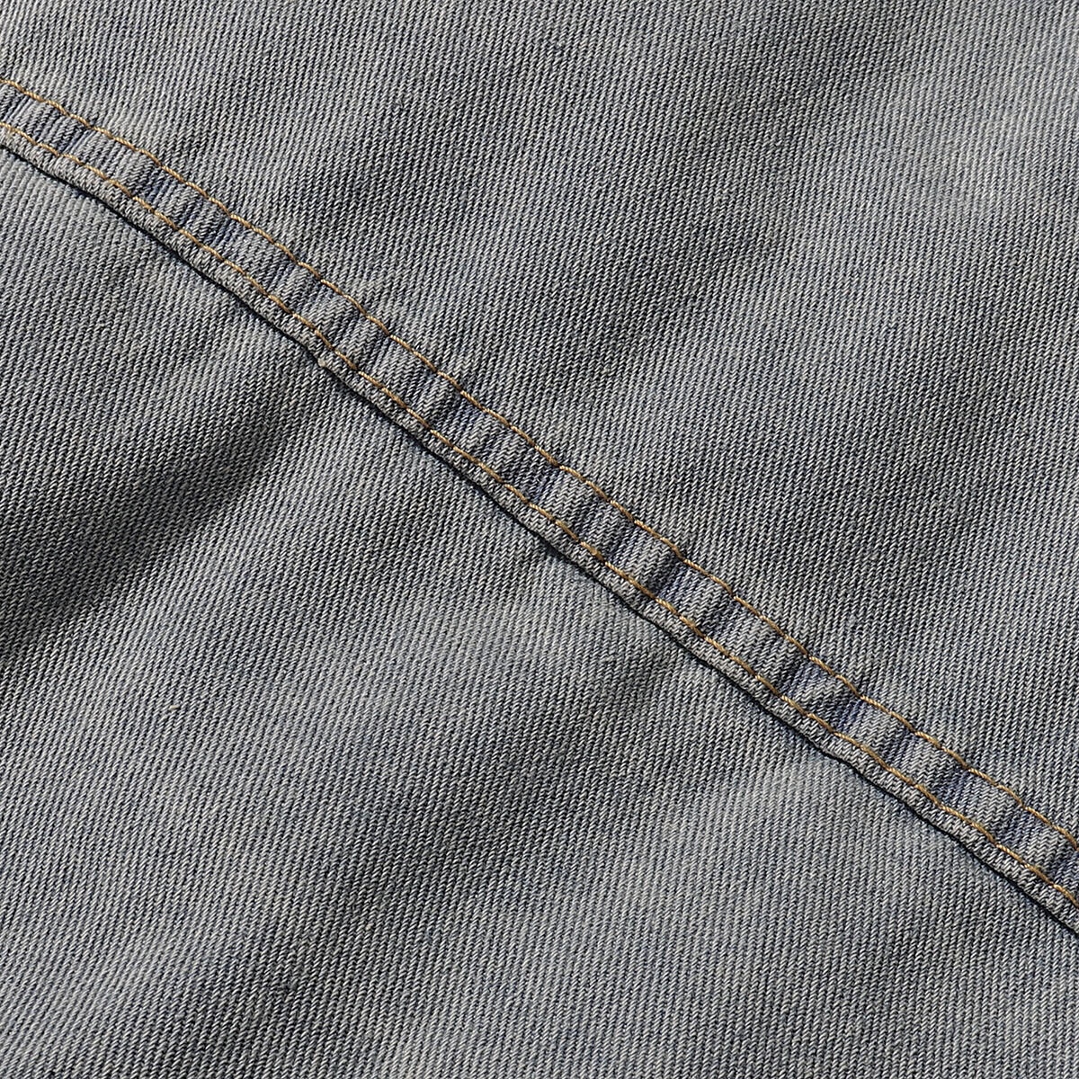 Oversized Zip-Up Denim Jacket