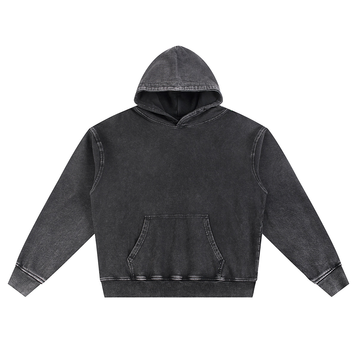 Heavyweight Washed Cotton Baggy Hoodie