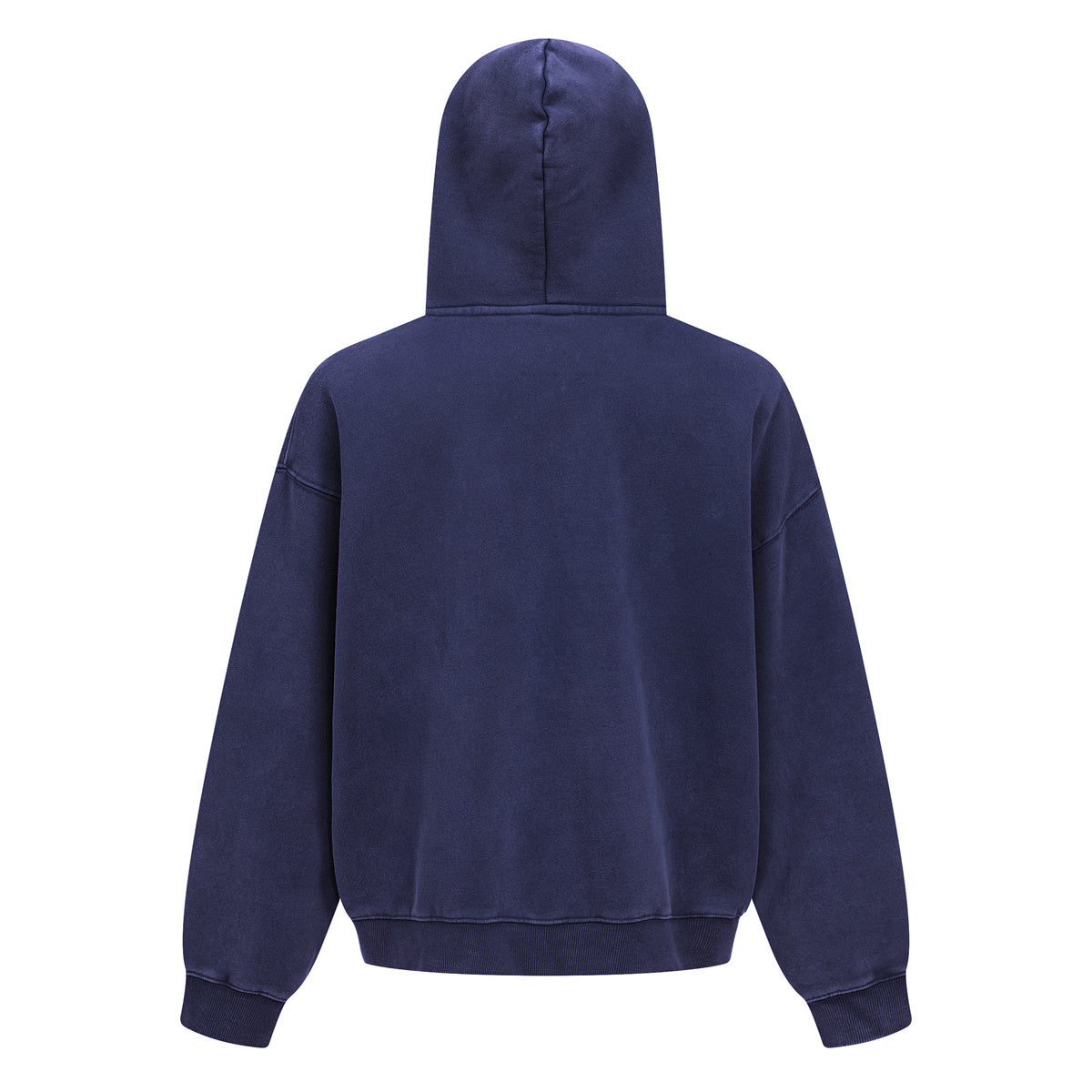 Vintage Oversized Full Zip Kangaroo Pocket Hoodie