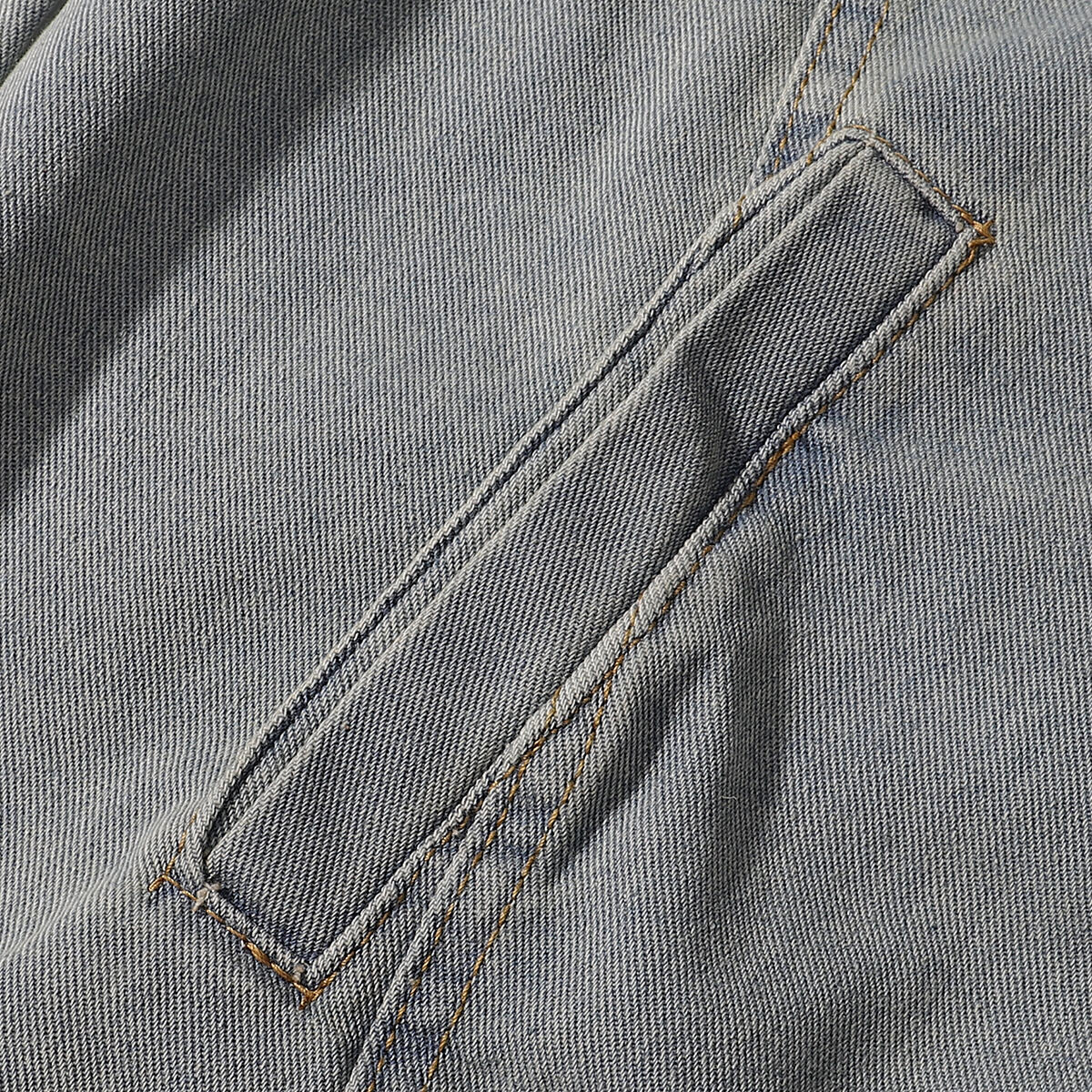 Oversized Zip-Up Denim Jacket