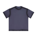 Vintage Washed Oversized Colorblock Tee