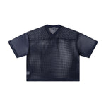 Retro Mesh Cropped Football Jersey Number 18