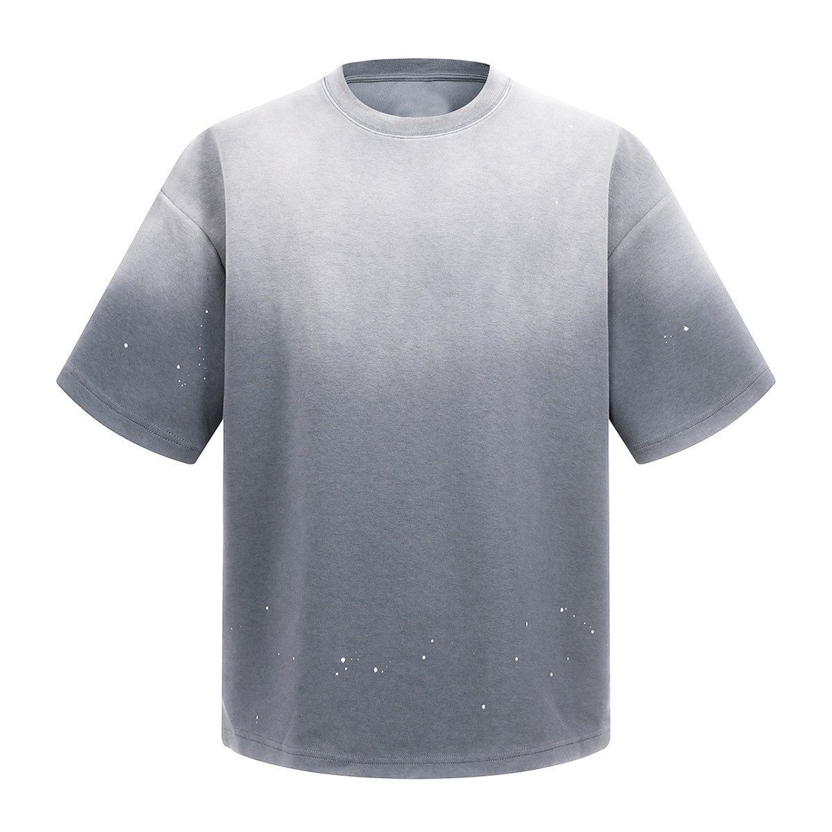 Splatter Dye Washed Distressed Air Mamba Cotton Tee