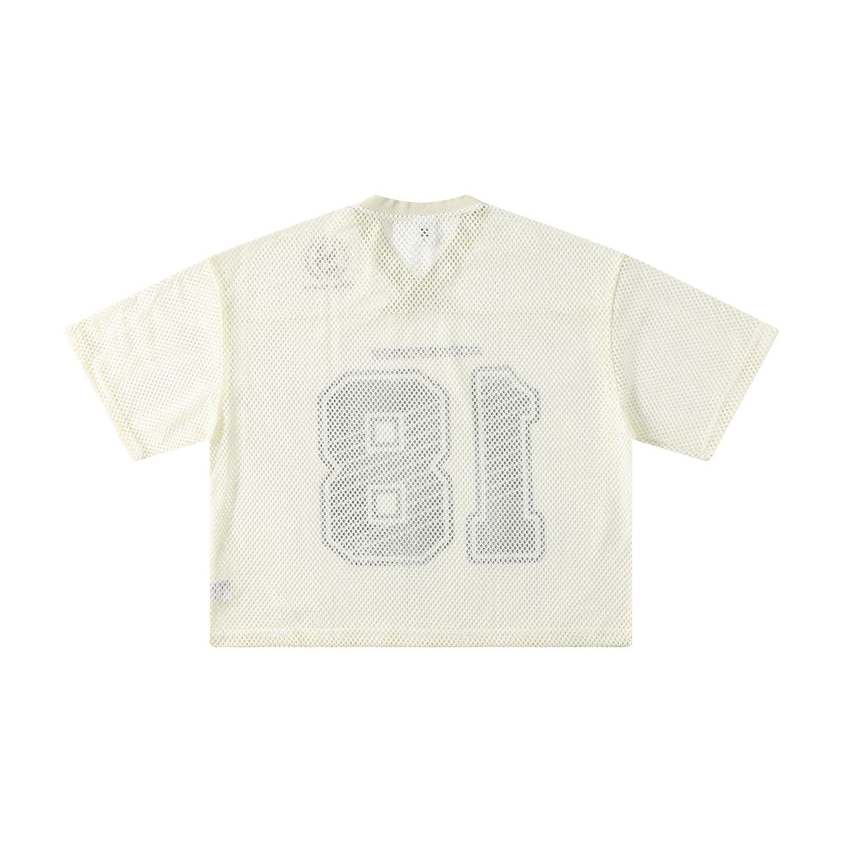 Retro Mesh Cropped Football Jersey Number 18