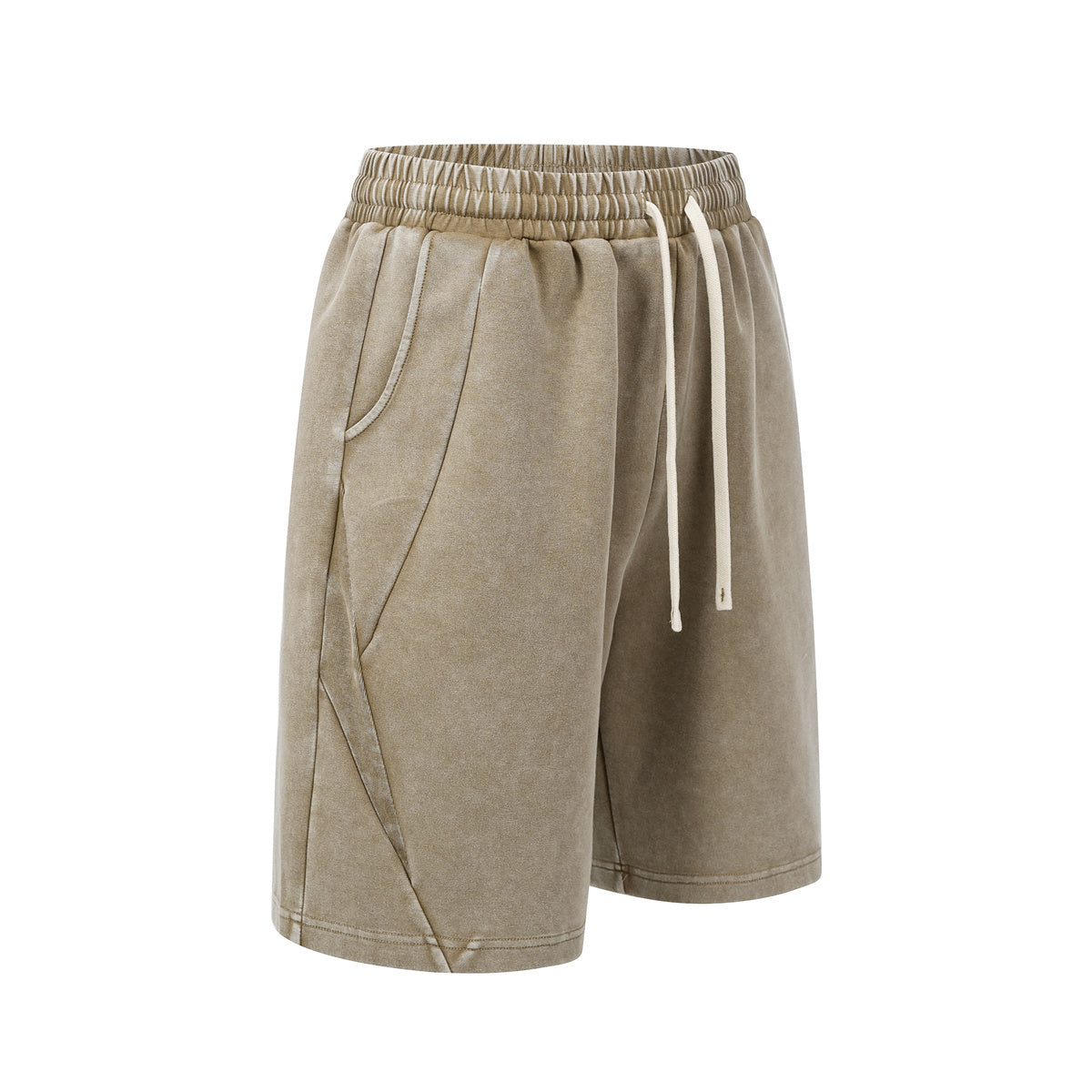 Casual Streetwear Washed Distressed Air Mamba Shorts