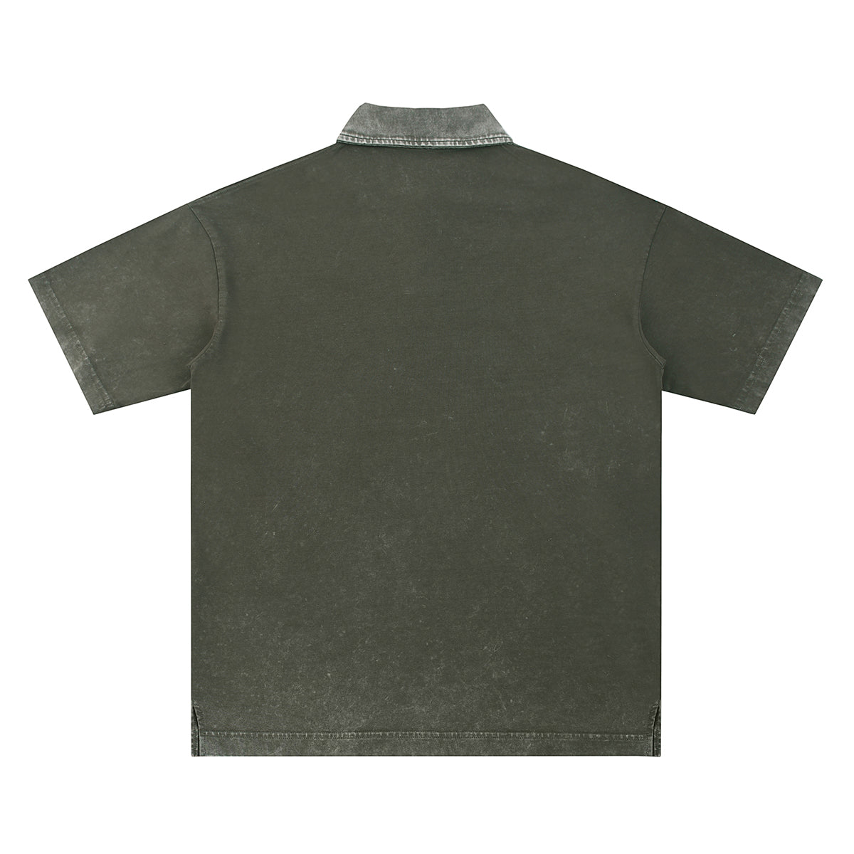 Heavyweight Reverse-Dyed Polo Shirt 320gsm