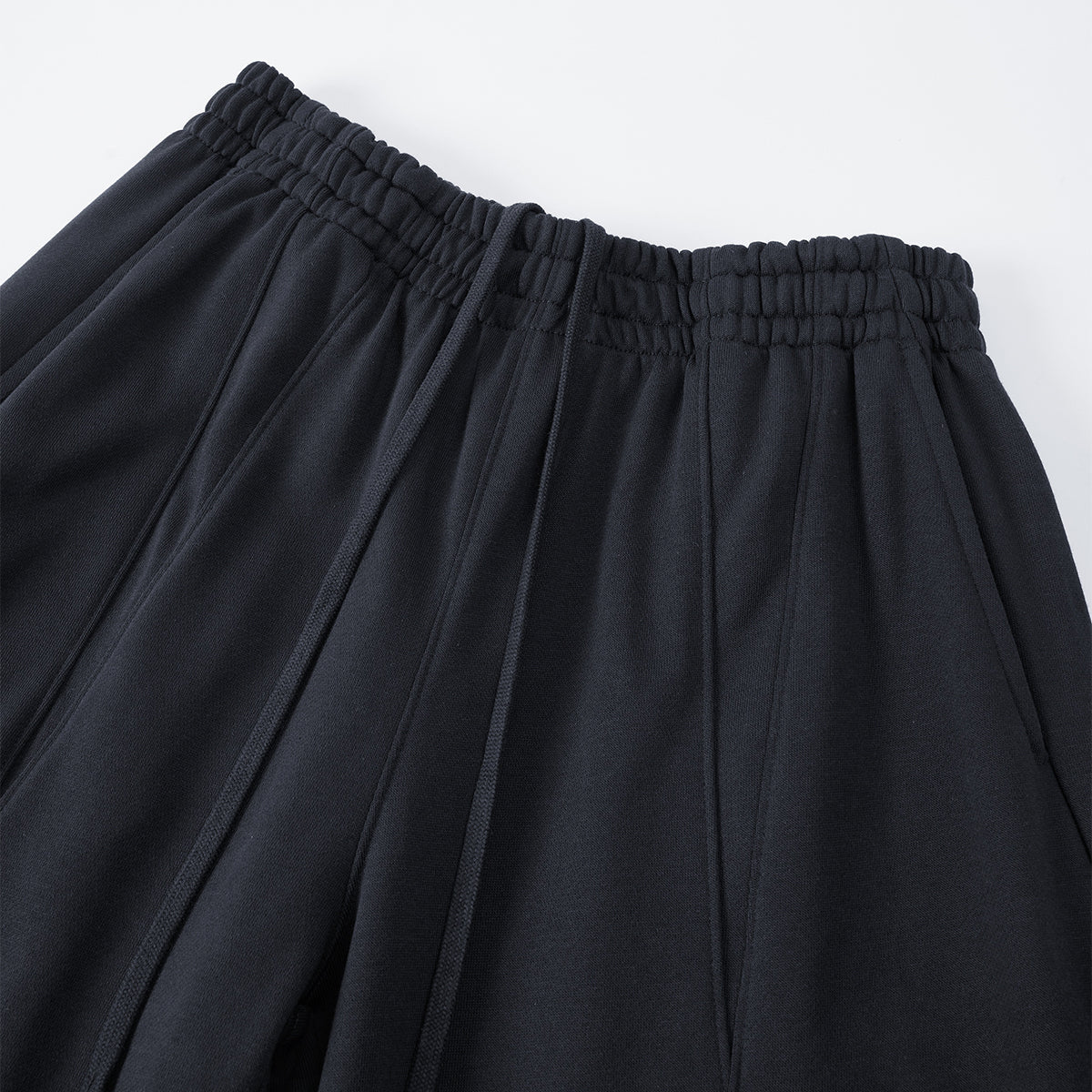 Minimalist Wide-Leg Elastic Waist Pants