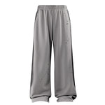 Casual Loose Fit Paint Splatter Elastic Waist Sweatpants