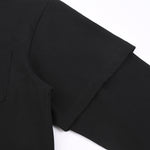 Solid Color Mock Layered Sleeves Sweatshirt