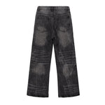 Vintage Whiskered Straight Leg Jeans