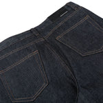 Raw Denim Wide Leg Metal Hardware Jeans