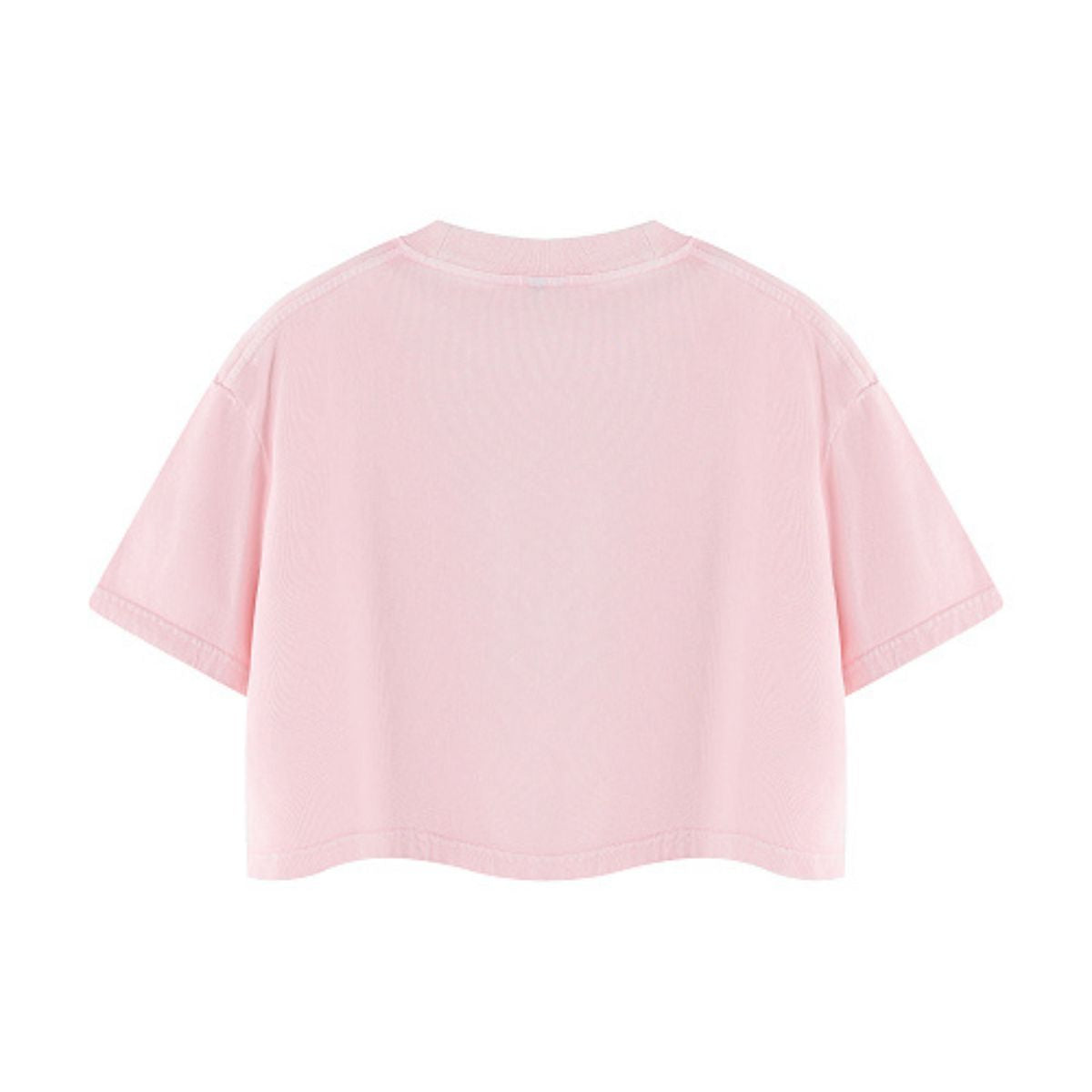 Snowflake Washed Boxy Cropped Cotton Tee 2026