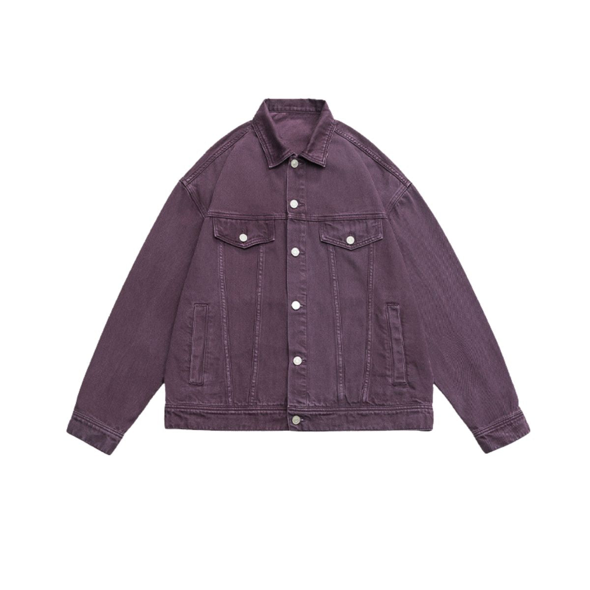 Unisex Washed Trucker Denim Jacket