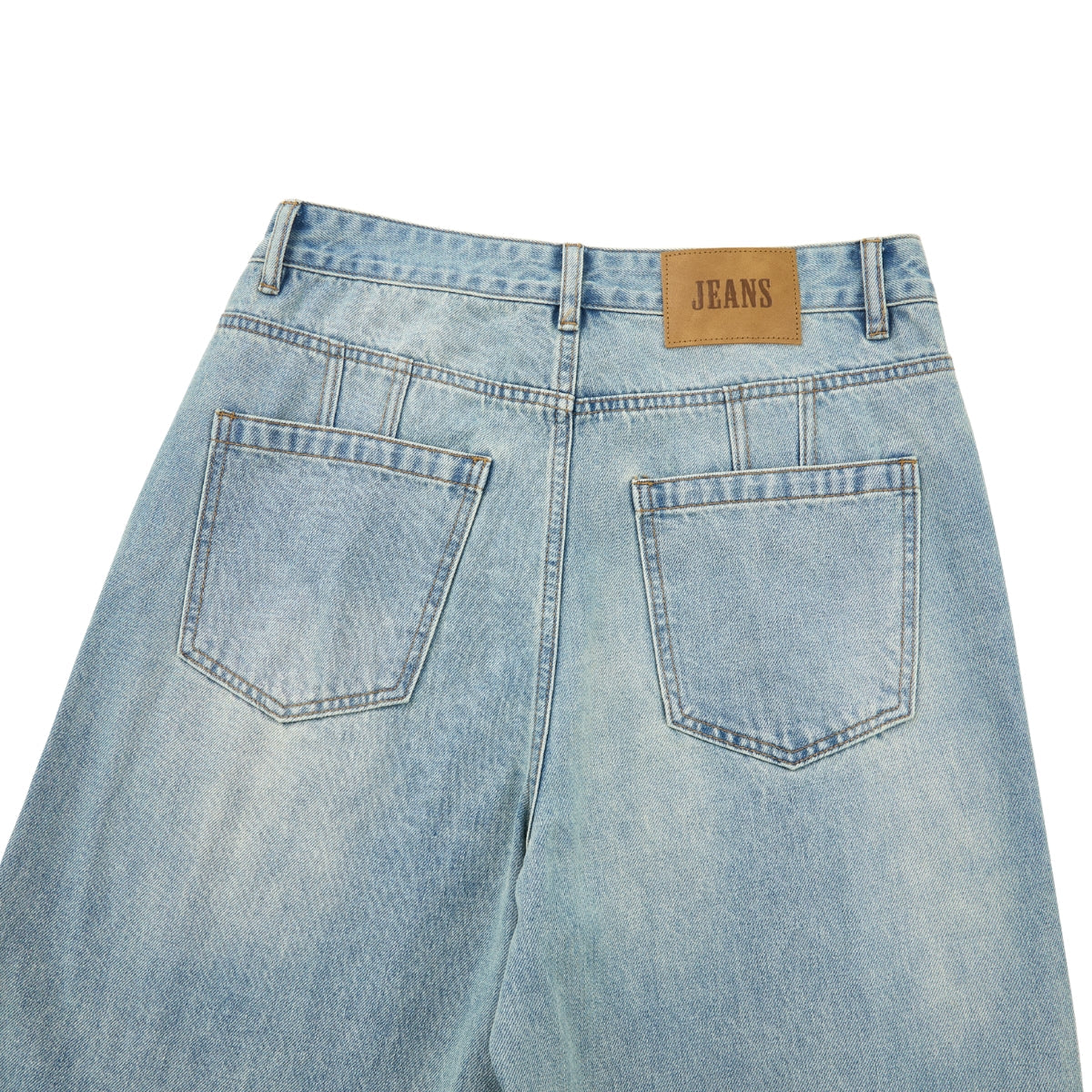 Streetwear Relaxed Straight-Leg Workwear Jeans