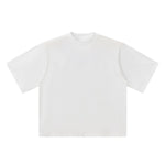 Mock Neck Oversized Vintage Tee