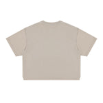 275G Heavyweight Cotton Coverstitch Cropped Tee