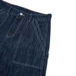 Vintage Slub Carpenter Baggy Denim Pants