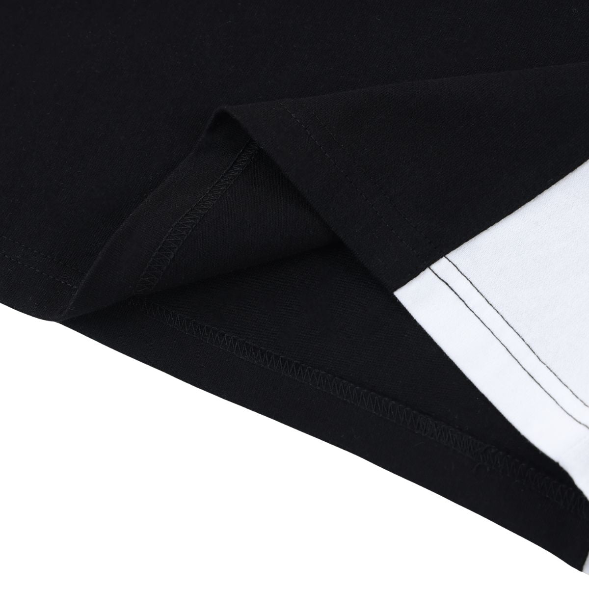 Colorblock V Neck Cotton Tee 250G