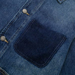 Hip-hop Versatile Pocket-decorated Loose Denim Shirt Jacket