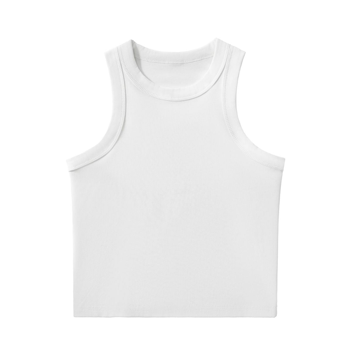 Stone Wash Slim Fit Crop Tank 320gsm