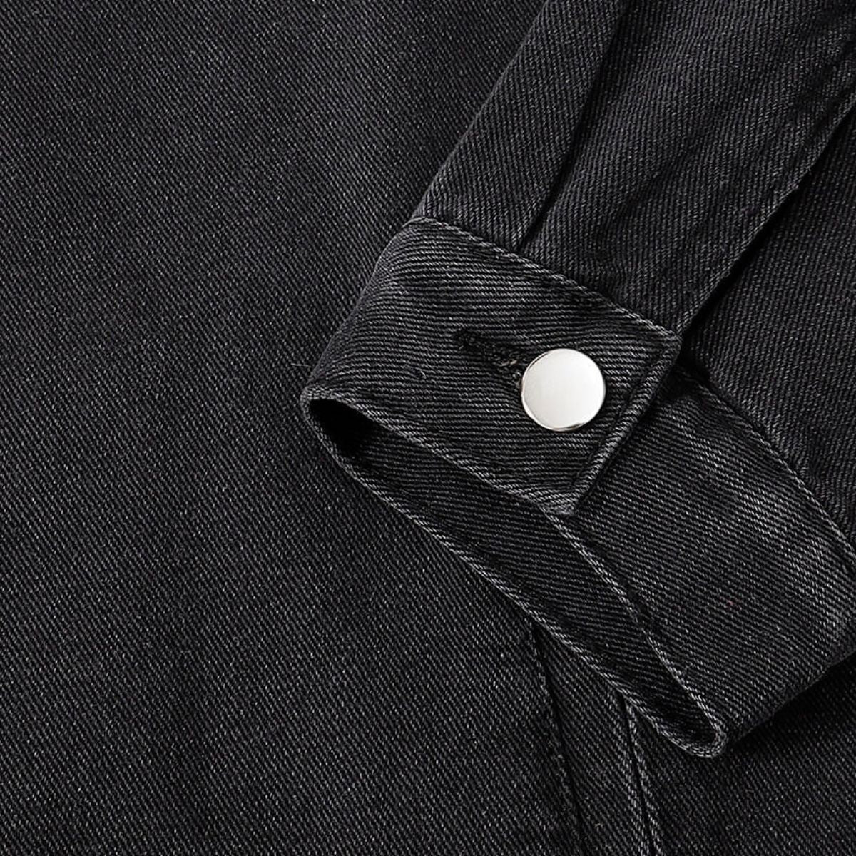 Raw Edge Star Denim Trucker Jacket