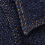 Button-Front Selvedge Denim Vest