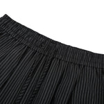 Vintage Striped Wide Leg Suit Trousers