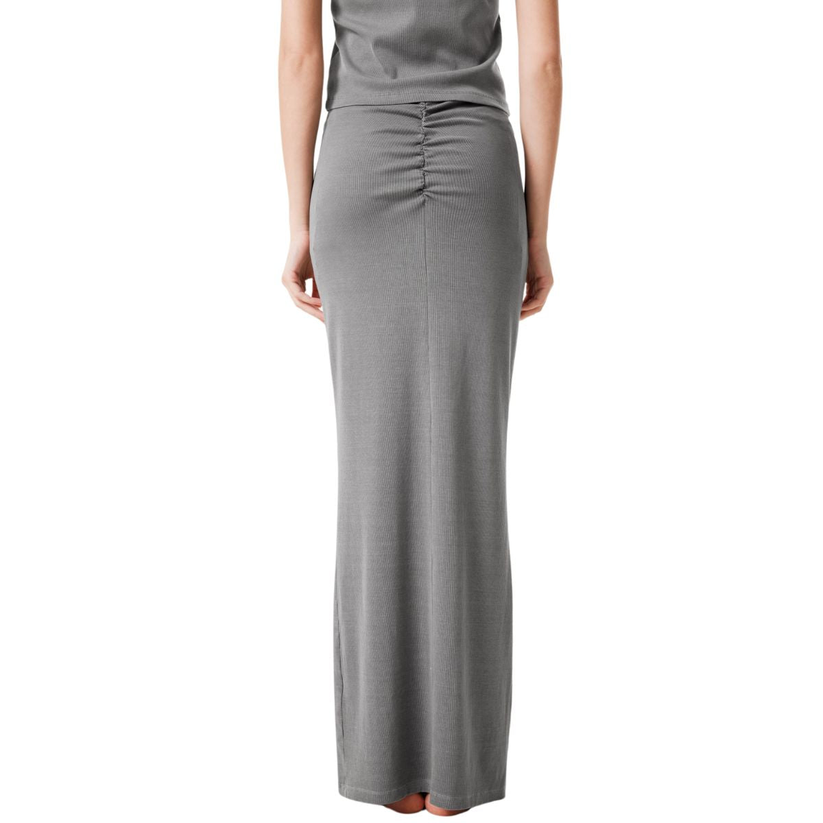 Women's Ribbed Long Maxi Skirt