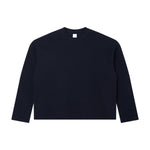 260G Waffle Knit Boxy Long Sleeve Tee
