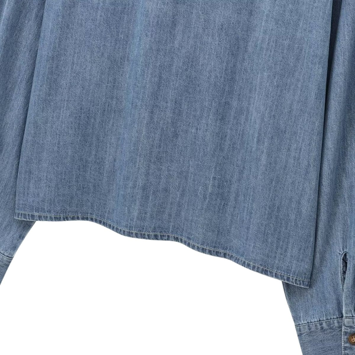 French Versatile Denim Shirt