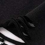 Black Washed Cotton Ripped Boxy Tee