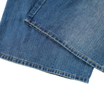 Retro Washed Denim Wide-Leg Bermuda Short