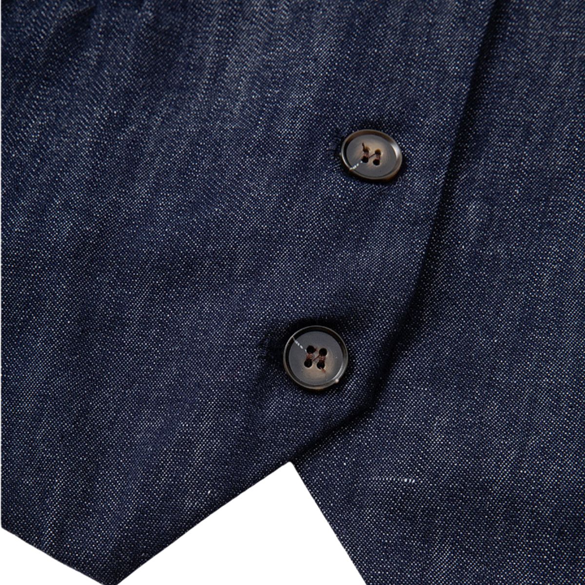 Women' s Relaxed Indigo Denim Waistcoat