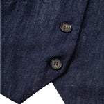 Women' s Relaxed Indigo Denim Waistcoat