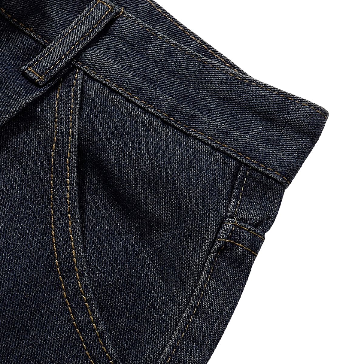 Vintage Shadow Wash Denim Shorts
