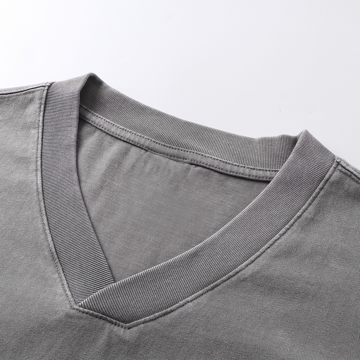 Batik Vintage Washed V-Neck T-Shirt 250gsm