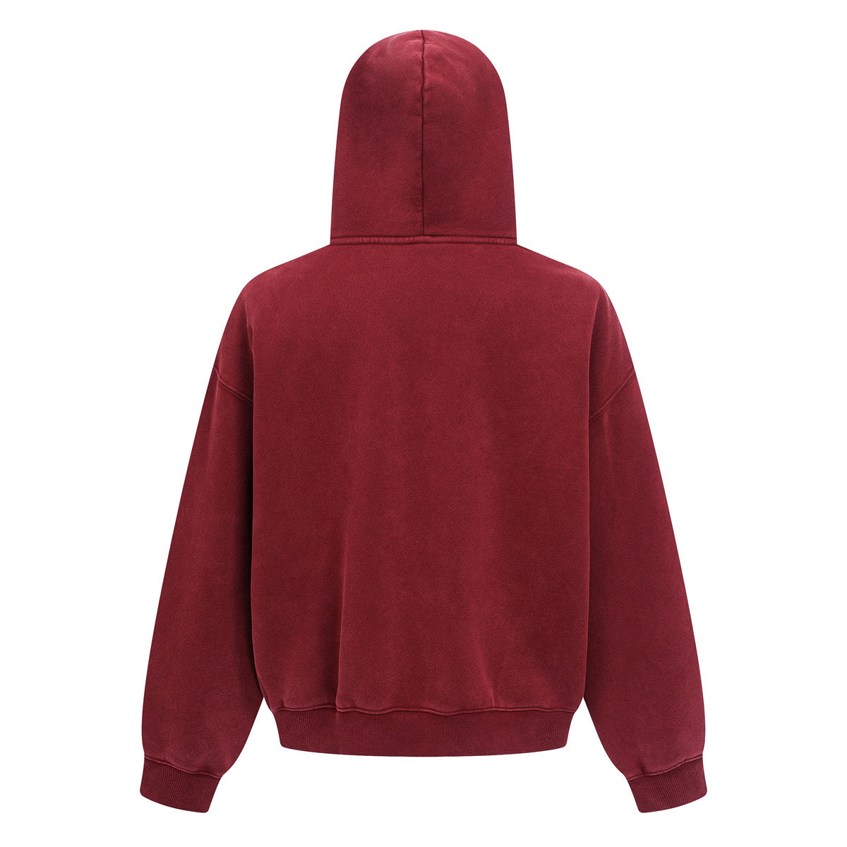 Vintage Oversized Full Zip Kangaroo Pocket Hoodie