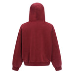 Vintage Oversized Full Zip Kangaroo Pocket Hoodie