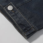 Plaid Patchwork Denim Trucker Jacket