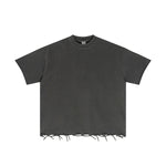 Washed Distressed Heavyweight T Shirt 310gsm