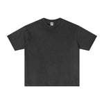 Washed Raw Edge Reverse T Shirt 275gsm