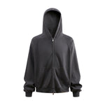 Heavyweight Washed Cotton Boxy Hoodie