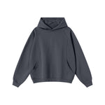 Relaxed Fit Paneled Fleece Hoodie