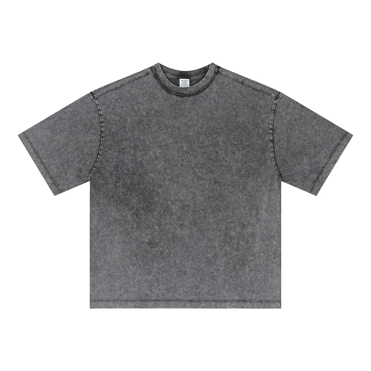 Camiseta lavada con efecto descolorido en el reverso, 285 g/m²