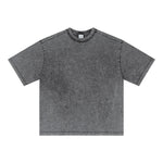 Camiseta lavada con efecto descolorido en el reverso, 285 g/m²