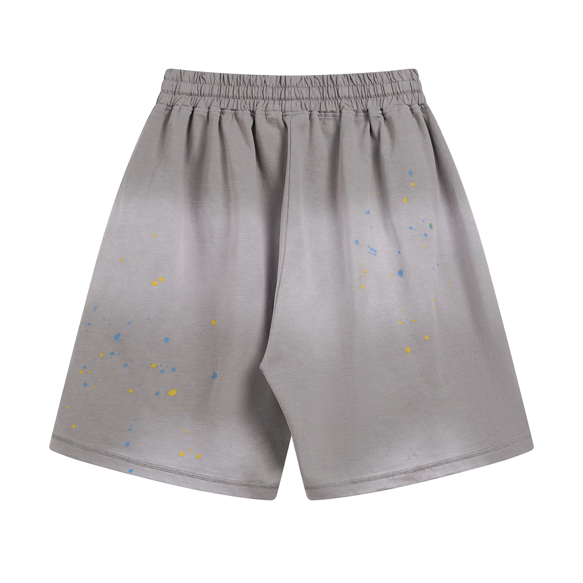 Paint-Splatter Cotton Sweat Shorts