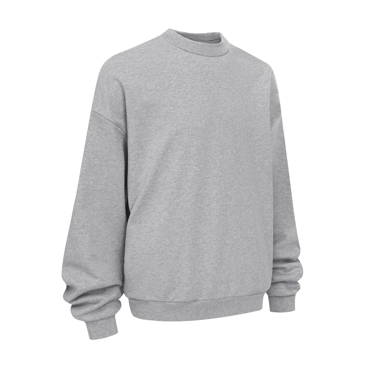 Brushed Fleece Soft Crewneck Pullover Sweatshirt