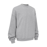 Brushed Fleece Soft Crewneck Pullover Sweatshirt