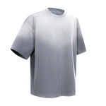 Splatter Dye Washed Distressed Air Mamba Cotton Tee