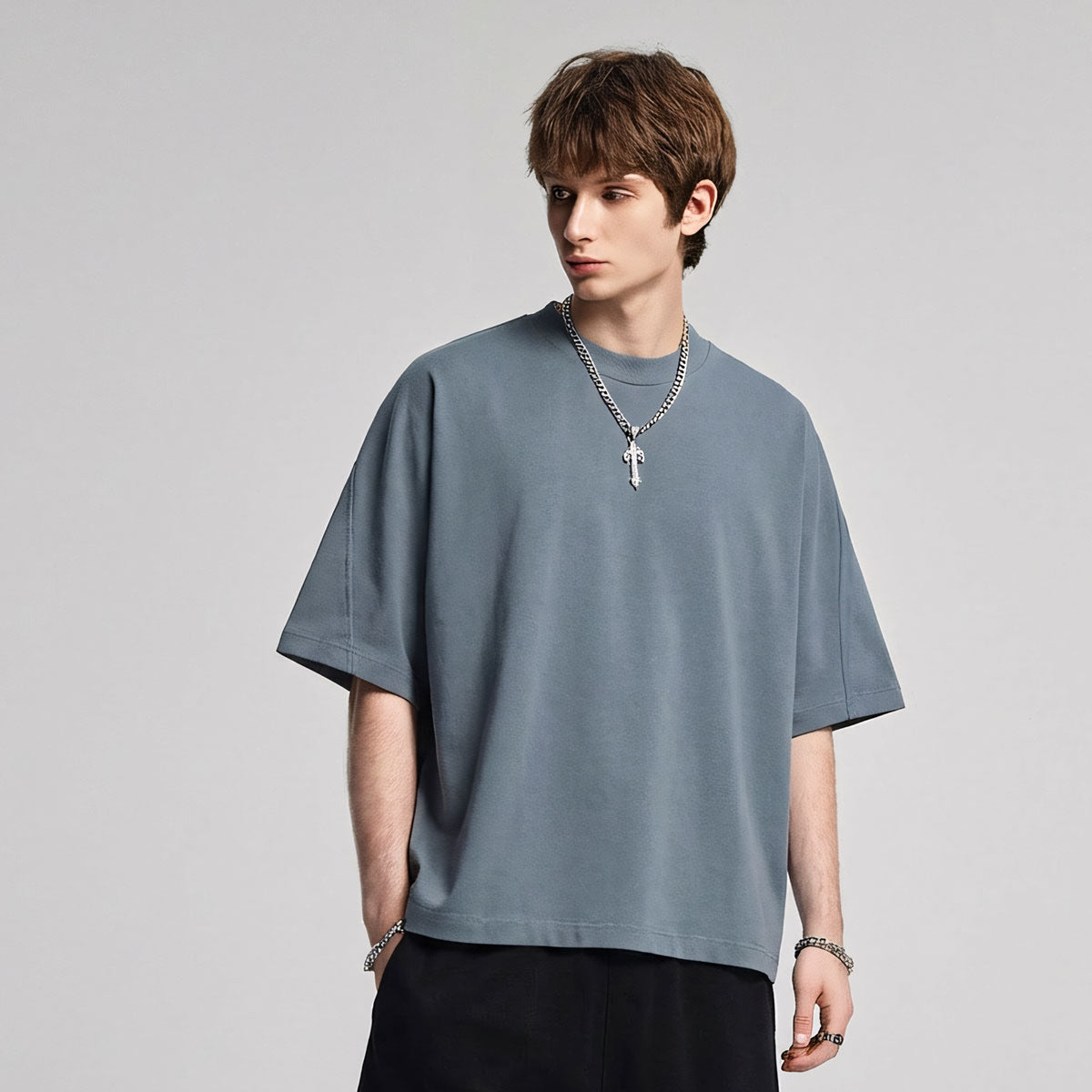 American Cool‑Touch Cotton Streetwear Tee